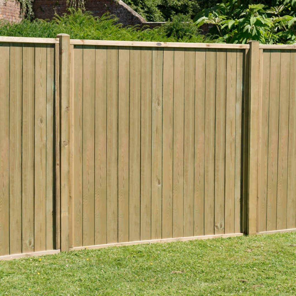 Forest Garden 6ft Pressure Treated Vertical Tongue and Groove Fence Panel – Pack of 5 5013053168172 2